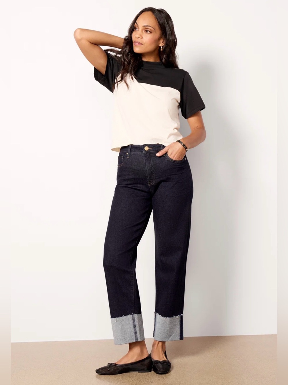 Fay Kut from the Kloth Dark Wash Jean Sz 0
